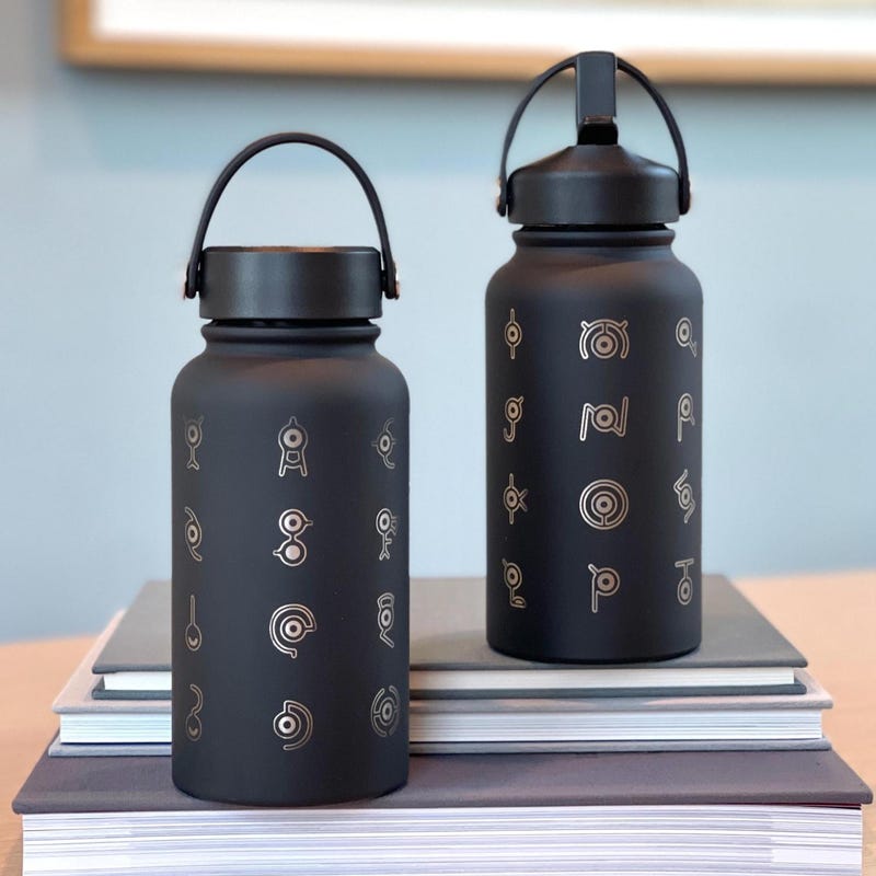 Pokémon-Inspired 22oz Tumbler Drink Bottle Travel Mug w/ Lid
