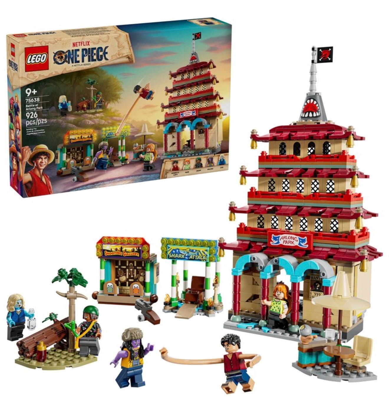 LEGO One Piece Battle at Arlong Park Kids Toy #75638
