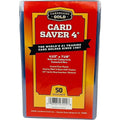 CBG Card Saver 4 Semi-Rigid Protective Sleeves (4-1/2”x7-1/8”) (Single Count)