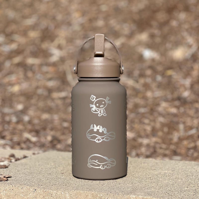 Pokémon-Inspired 22oz Tumbler Drink Bottle Travel Mug w/ Lid