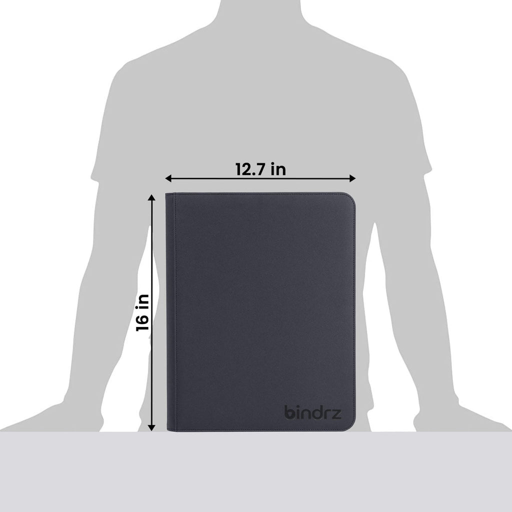 Generic Premium Series 9-Pocket Toploader Zippered Binder (14 Pages x 9 = 252 Cards)
