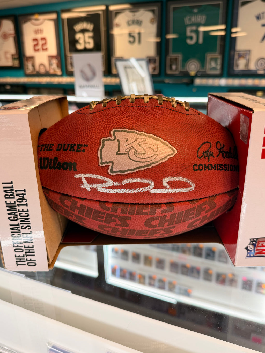 Patrick Mahomes Autographed Kansas City Chiefs “The Duke” NFL Authentic Football w/ COA