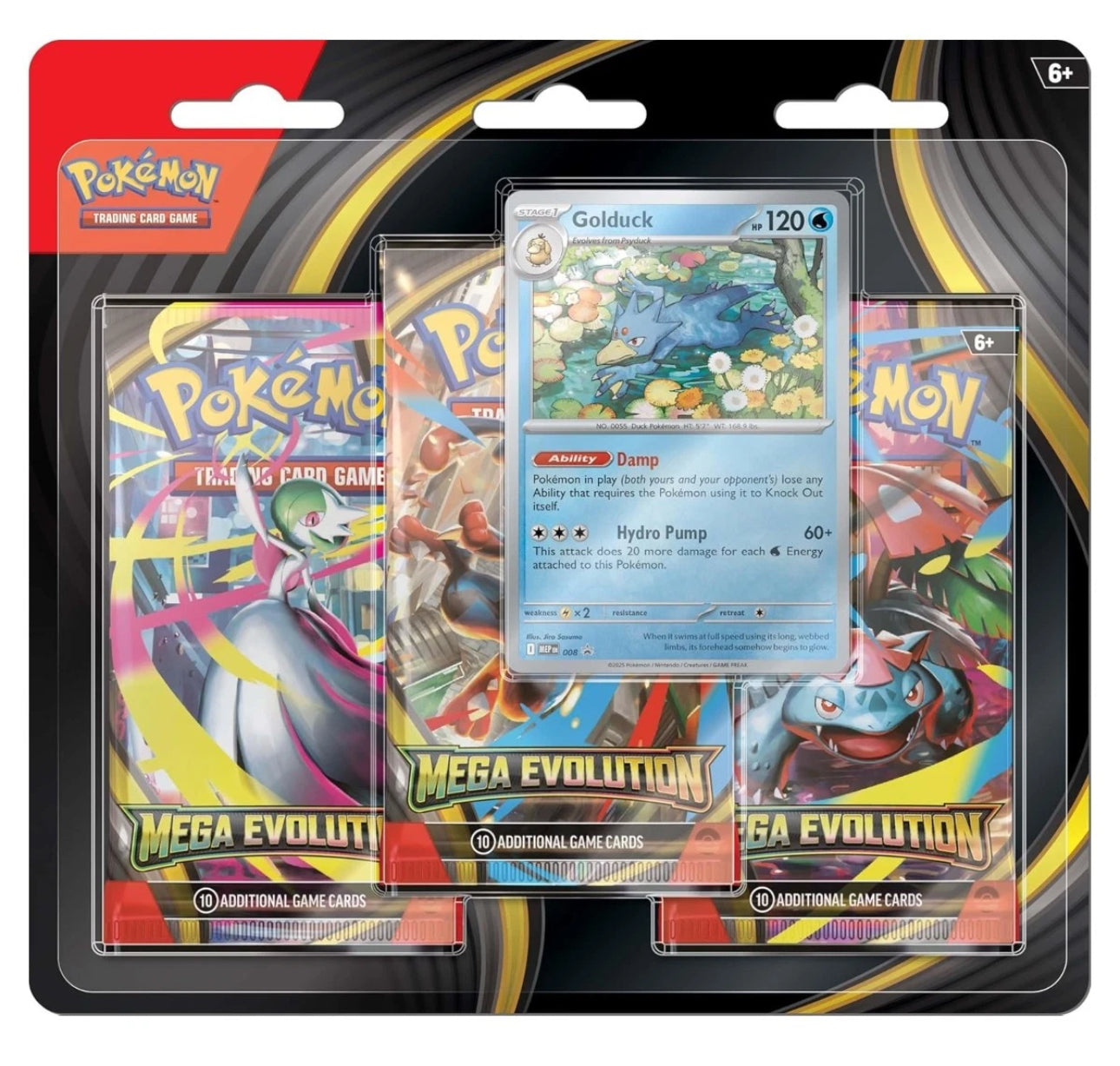 Pokémon TCG: Mega Evolution 3-Pack Blister (ME1) (9/26)