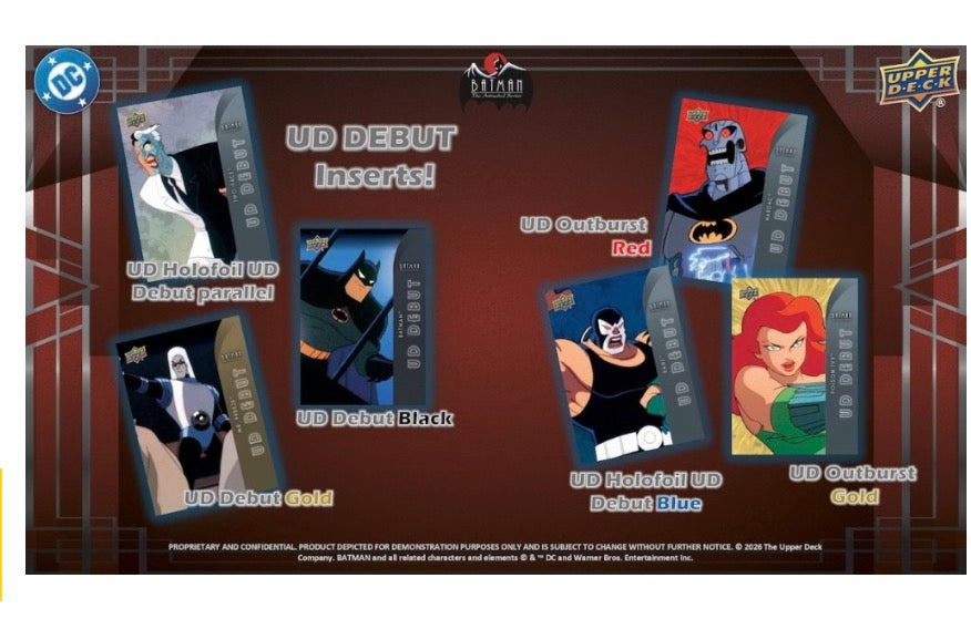 2026 Upper Deck Batman The Animated Series Hobby Box