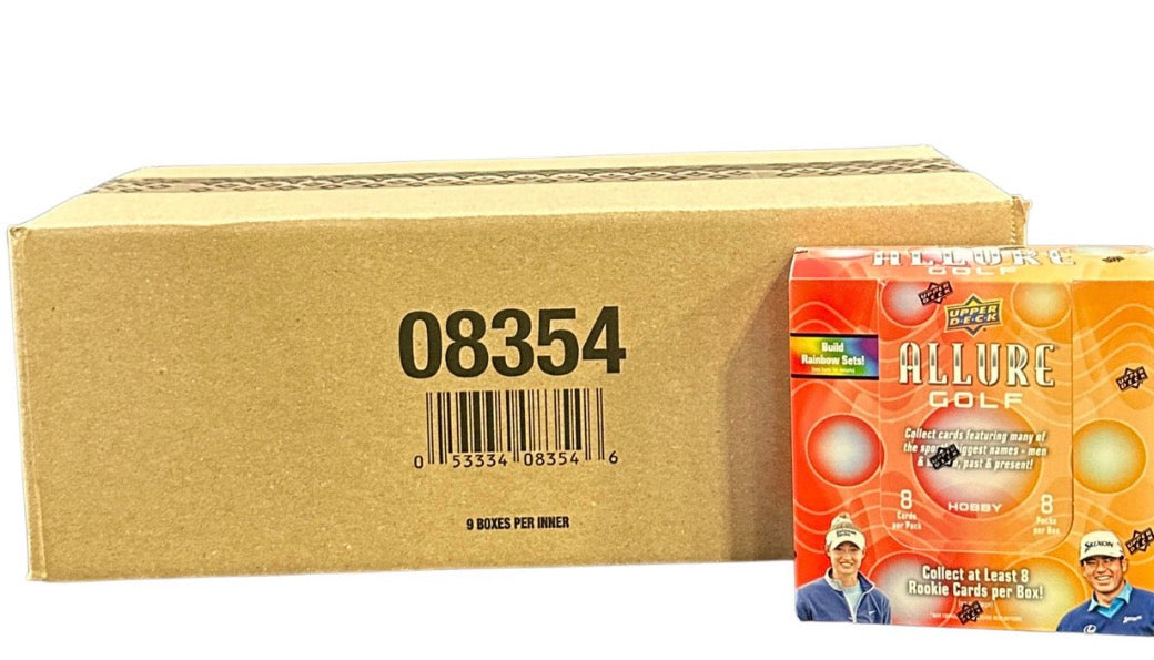 2026 Upper Deck Allure Golf 9-Box Hobby Case