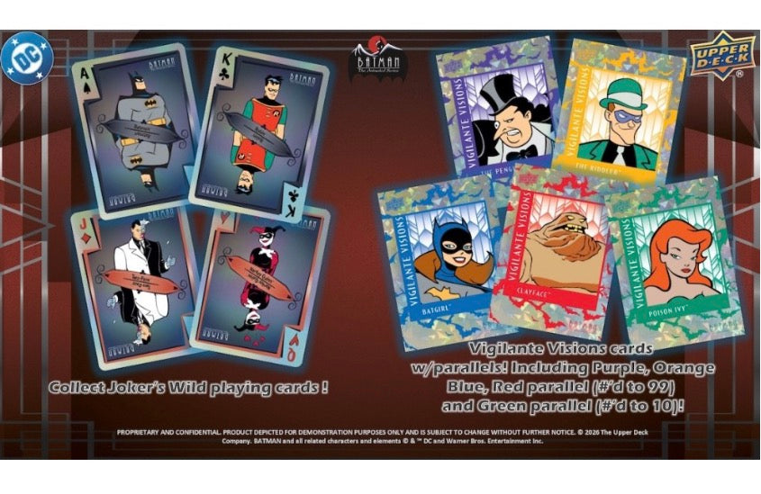 2026 Upper Deck Batman The Animated Series Hobby Box