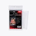 Ultra Pro 4" x 6" Soft Sleeves for 4x6 Trading Cards (Single Count)