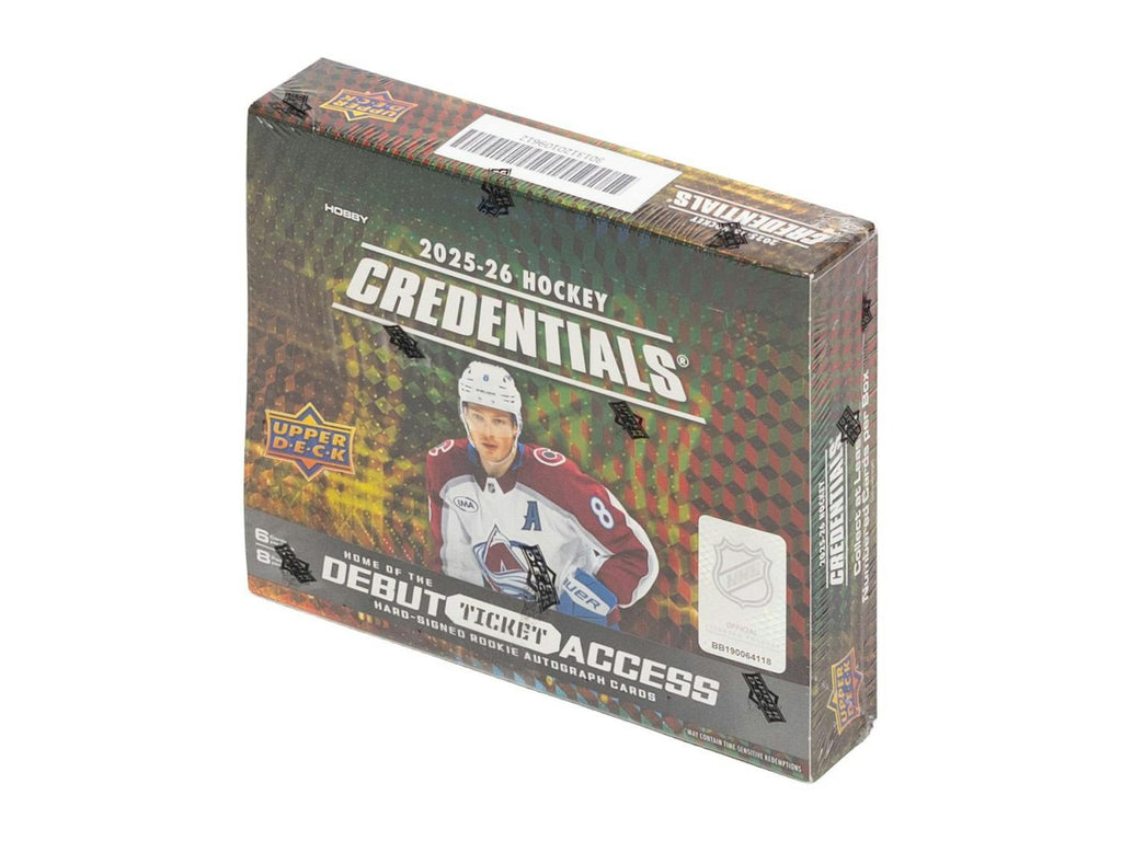 2025-26 Upper Deck Credentials Hockey Hobby Box