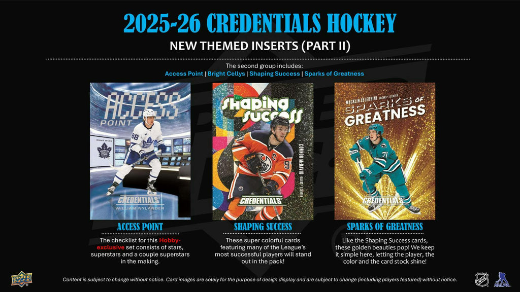 2025-26 Upper Deck Credentials Hockey Hobby Box