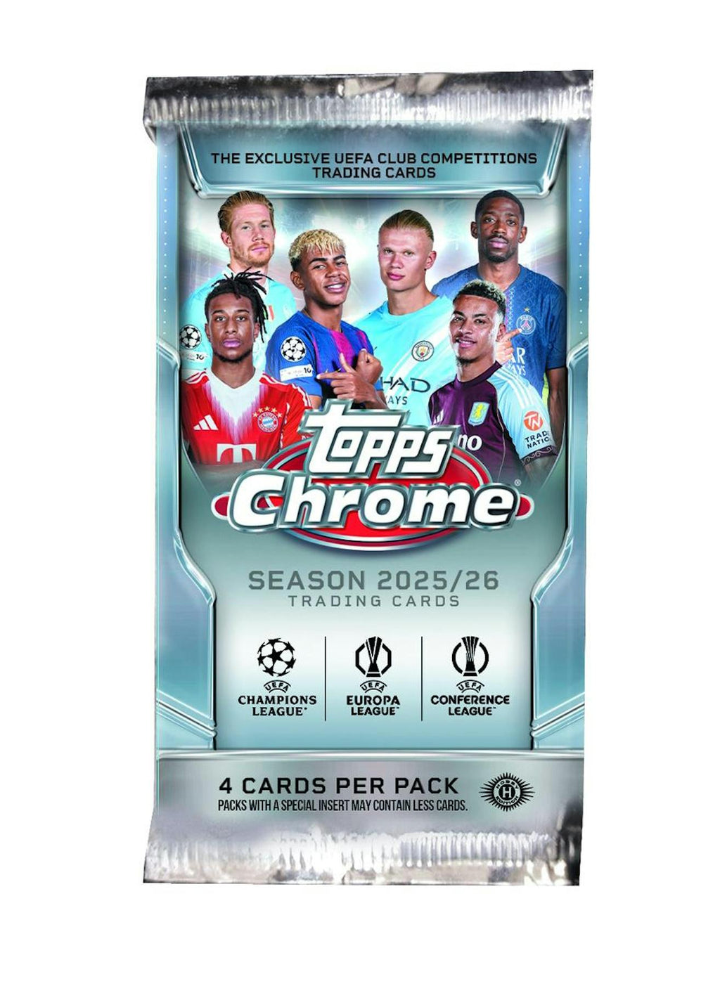 2025-26 Topps Chrome UEFA Club Competitions Soccer Hobby Box