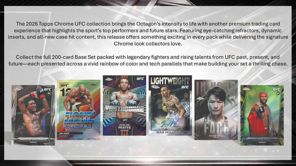 2026 Topps Chrome UFC Hobby Box (5/8)