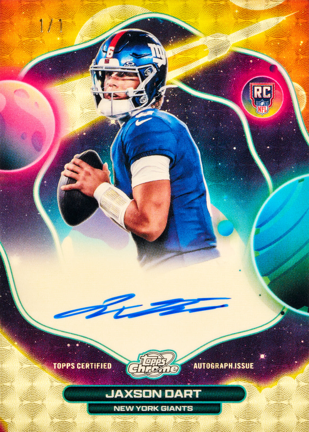 2025 Topps Cosmic Chrome Football Hobby Box (Presell 6/19)