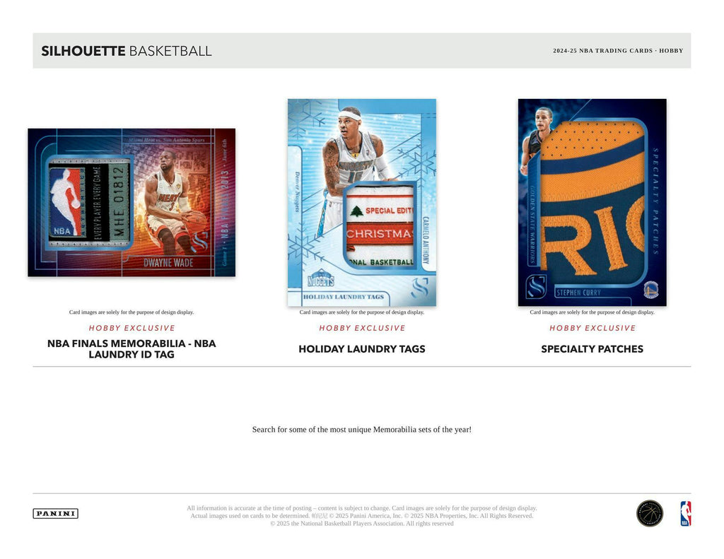 2024-25 Panini Silhouette Basketball Hobby Box (Consignment)