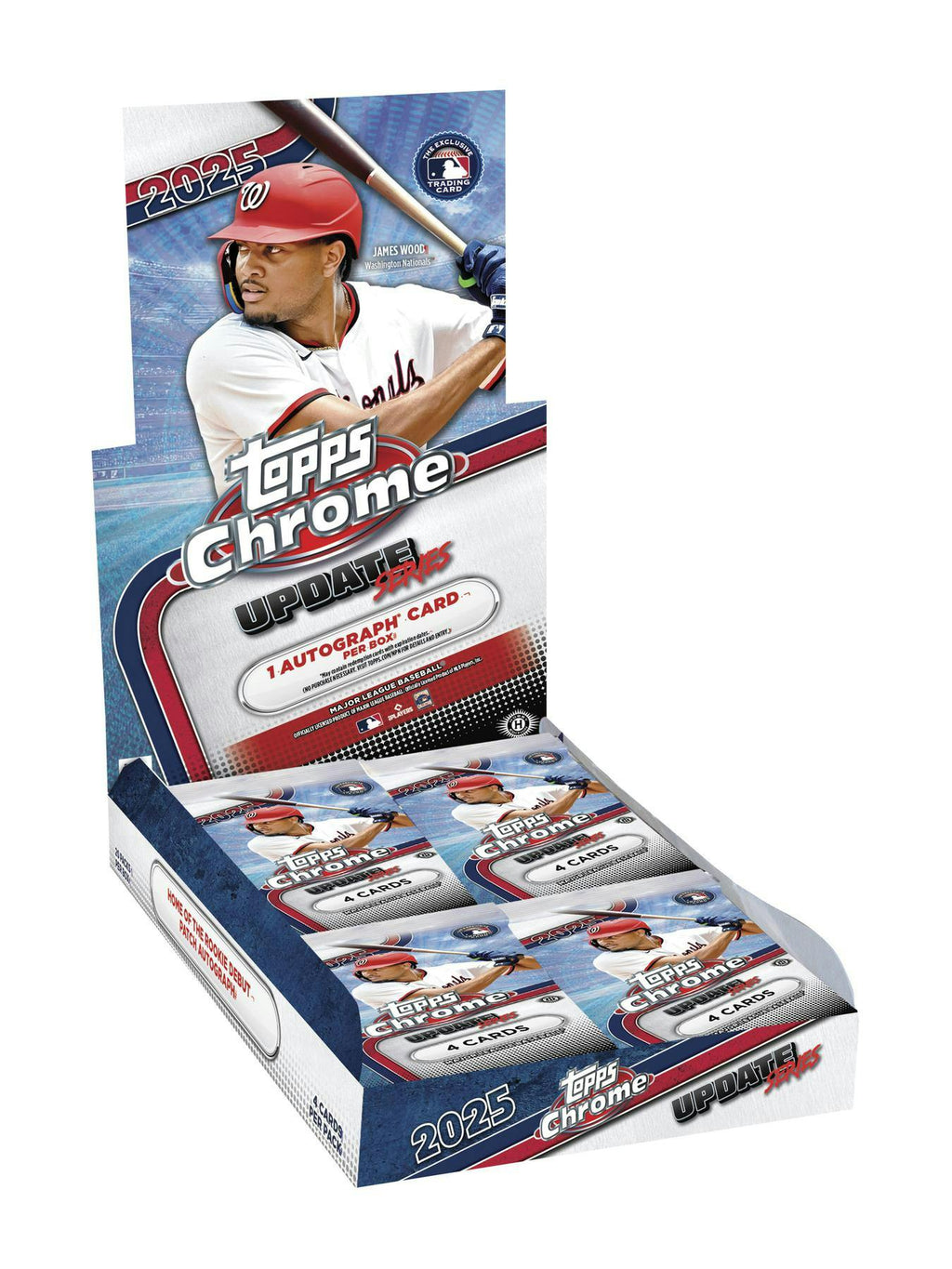 2025 Topps Chrome Update Series Baseball Hobby 12-Box Case (12/10)