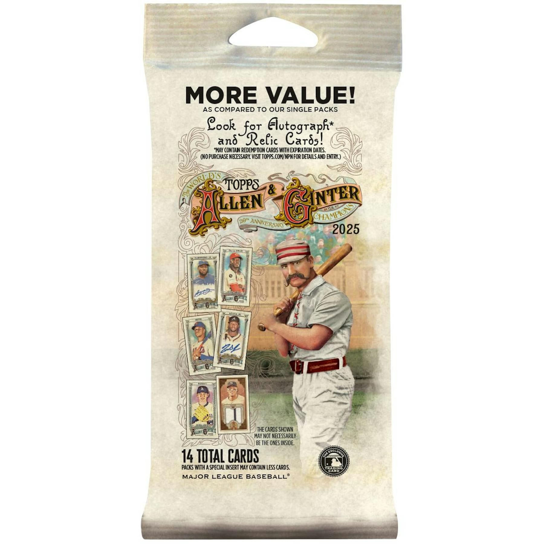 2025 Topps Allen & Ginter Baseball Jumbo Value Fat Pack (12/12)