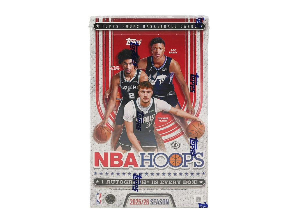 2025-26 Topps Hoops Basketball Hobby Box (5/14)