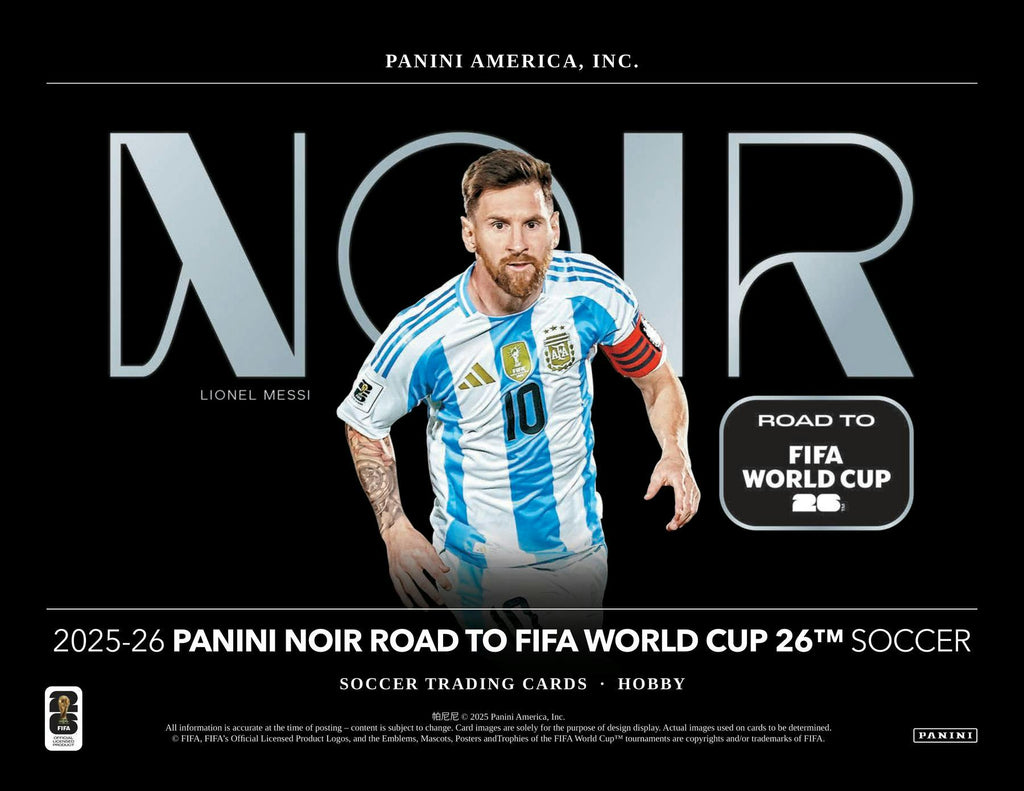 2025-26 Panini Noir Road to FIFA World Cup Soccer Hobby Box