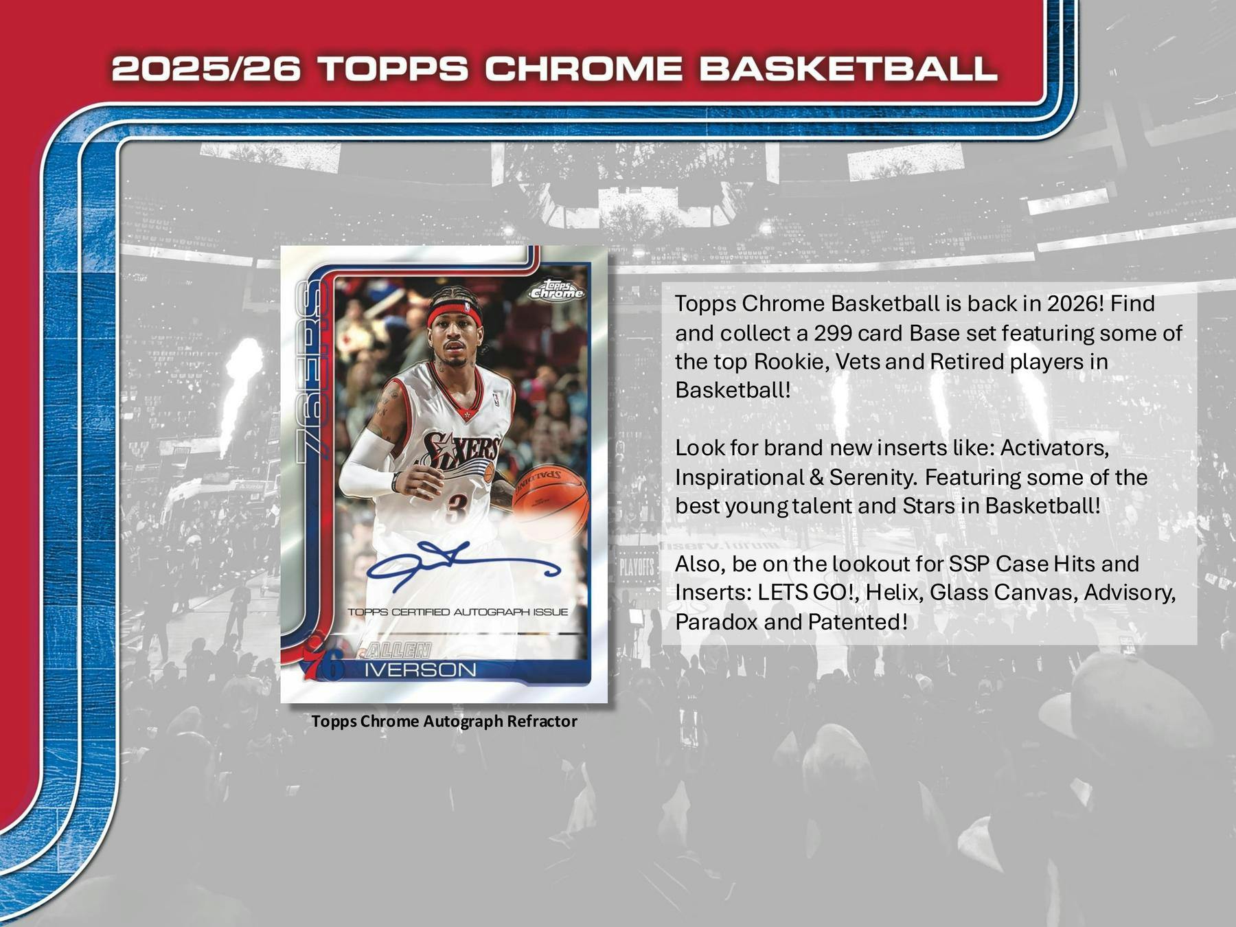 2025-26 Topps Chrome Basketball Mega Box (12/18)