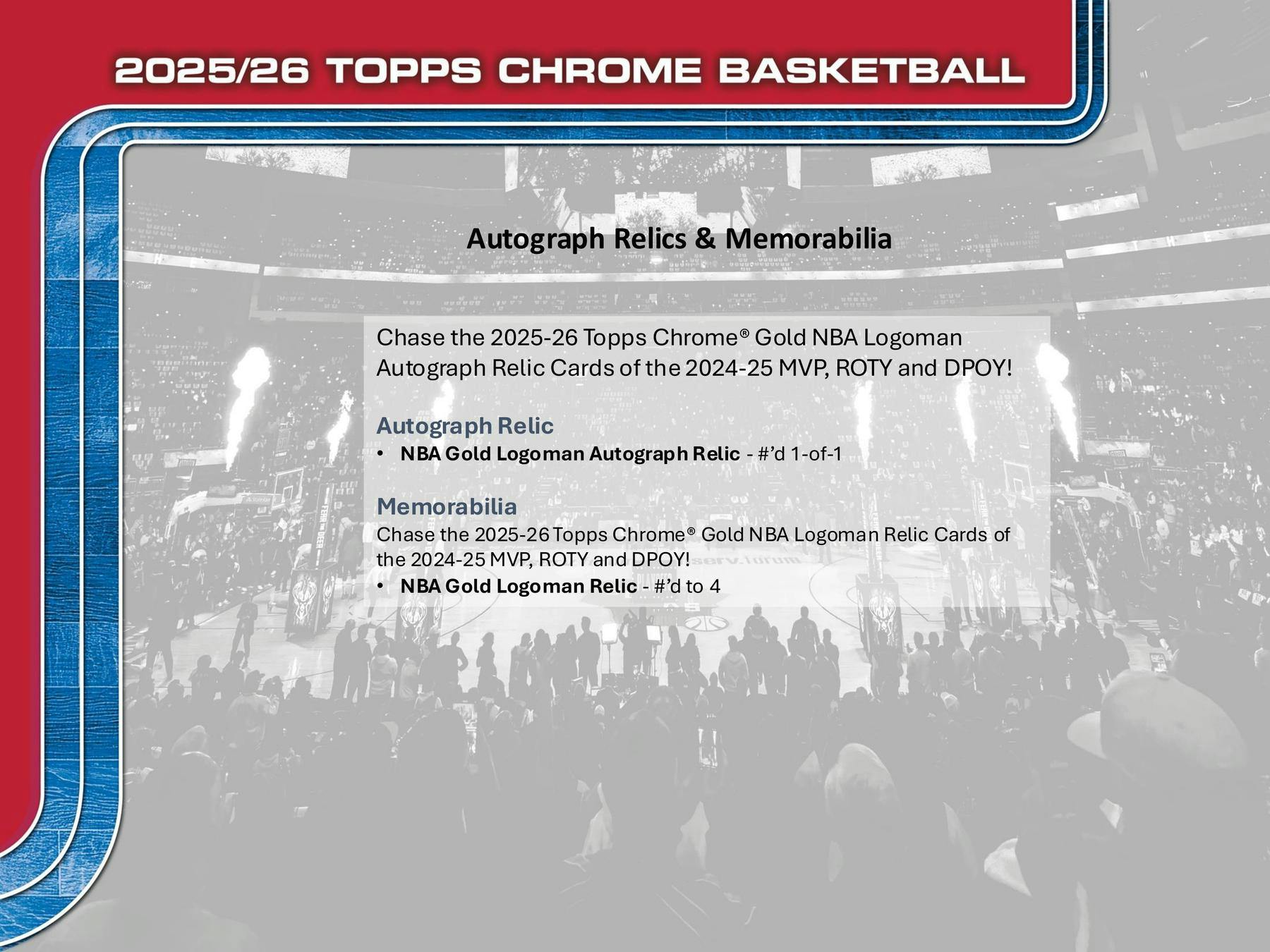 2025-26 Topps Chrome Basketball Mega Box (12/18)