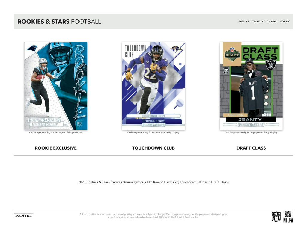 2025 Panini Rookies & Stars Football Hobby Box (12/19)