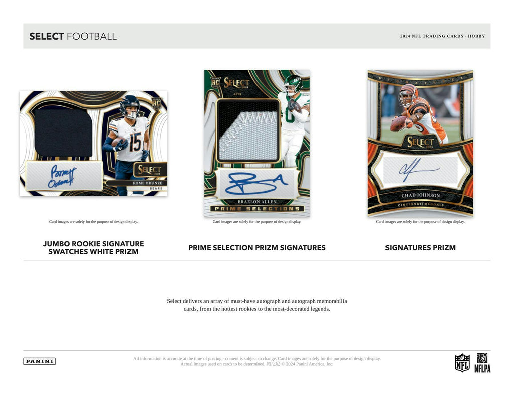 2024 Panini Select Football Hobby Box (5/28)