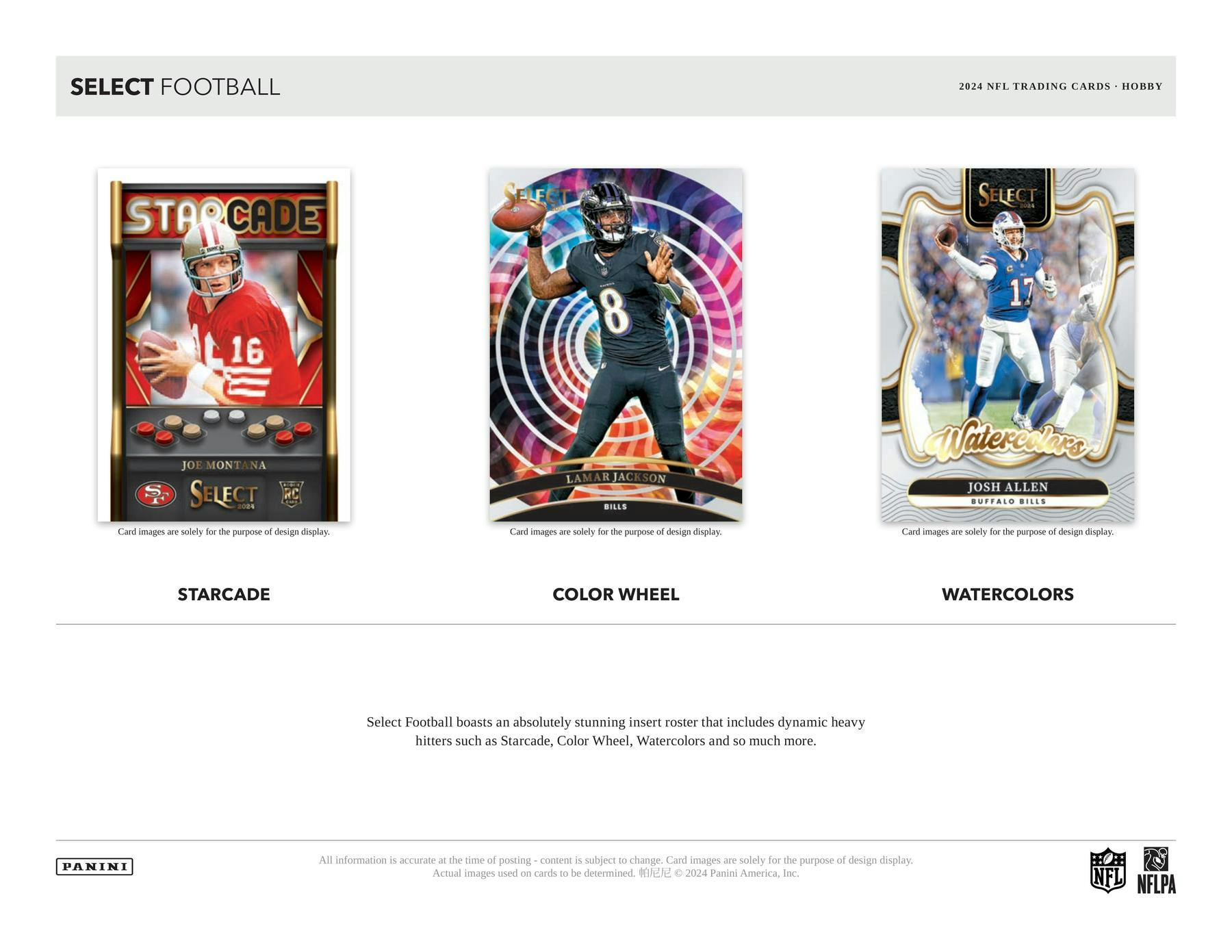 2024 Panini Select Football Hobby Box (5/28)