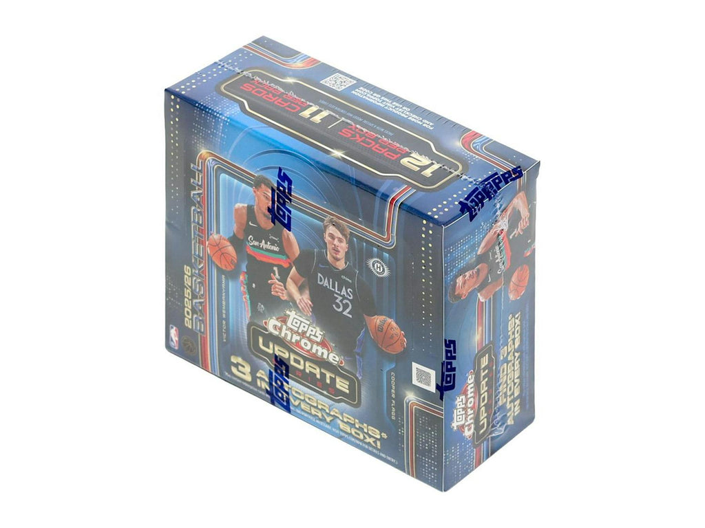 2025-26 Topps Chrome Update
Series Basketball Hobby Jumbo 8-Box Case (8/6)