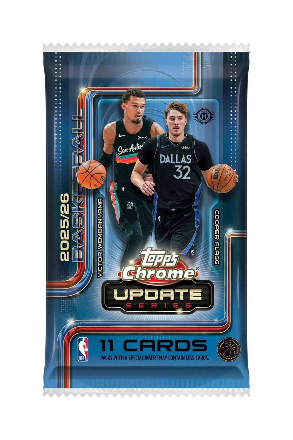 2025-26 Topps Chrome Update
Series Basketball Hobby Jumbo 8-Box Case (8/6)
