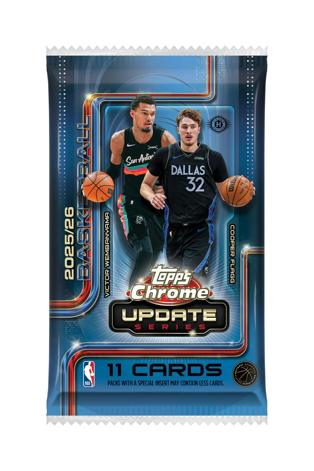 2025-26 Topps Chrome Update
Series Basketball Hobby Jumbo 8-Box Case (8/6)