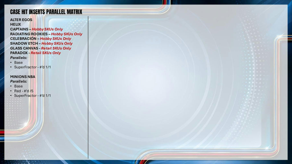 2025-26 Topps Chrome Update
Series Basketball Hobby Jumbo 8-Box Case (8/6)
