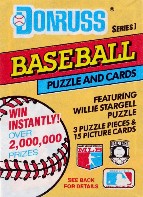 1991 Donruss Baseball Series 1 Wax Pack