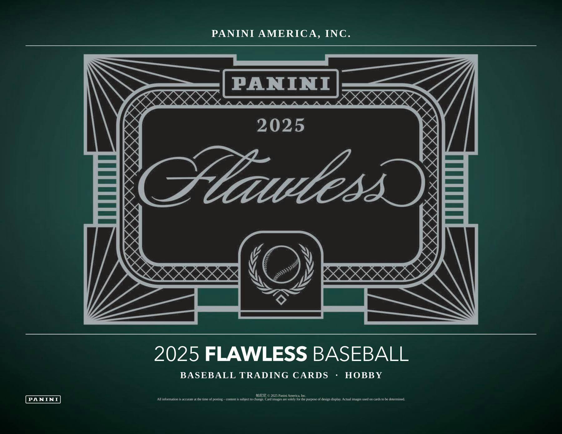 2025 Panini Flawless Baseball Hobby Box (12/23)