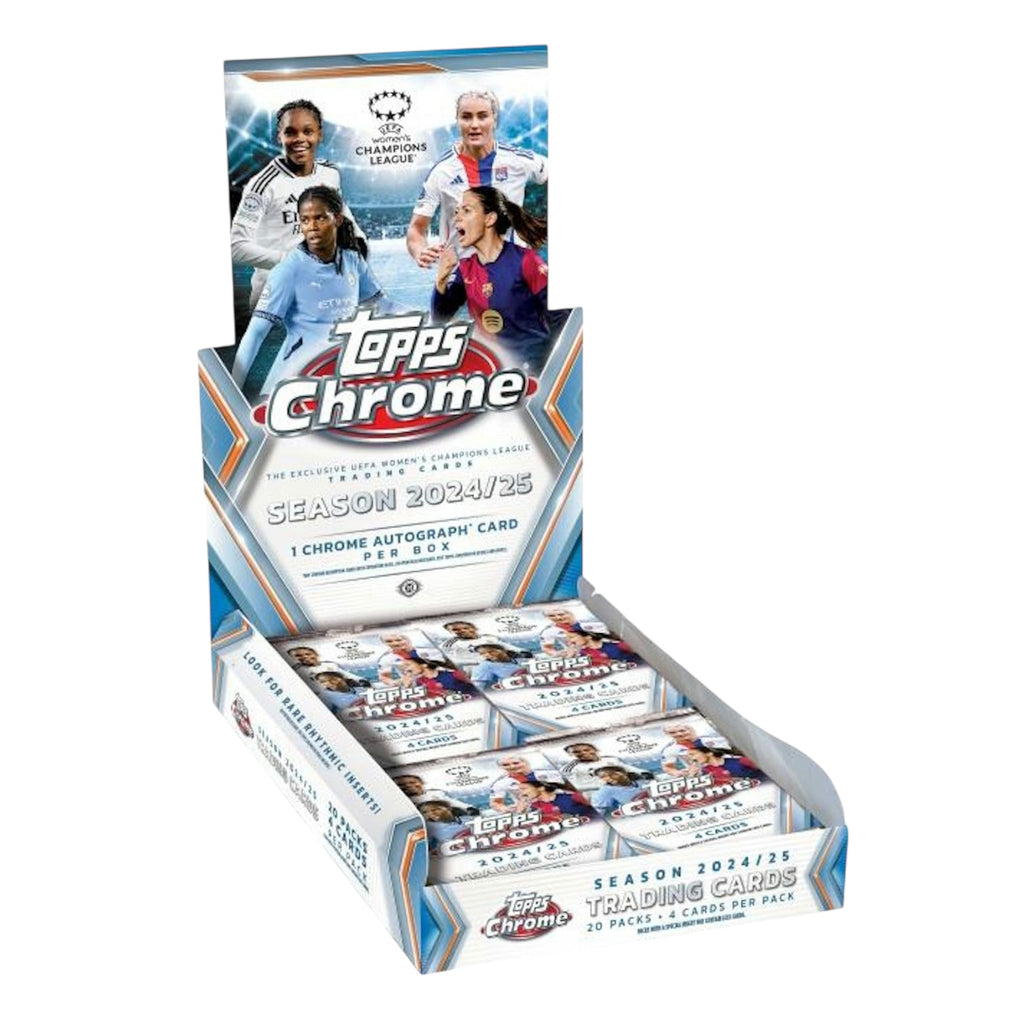 2024-25 Topps Chrome UEFA Women's Champions League Soccer Hobby Box (1/2/26)