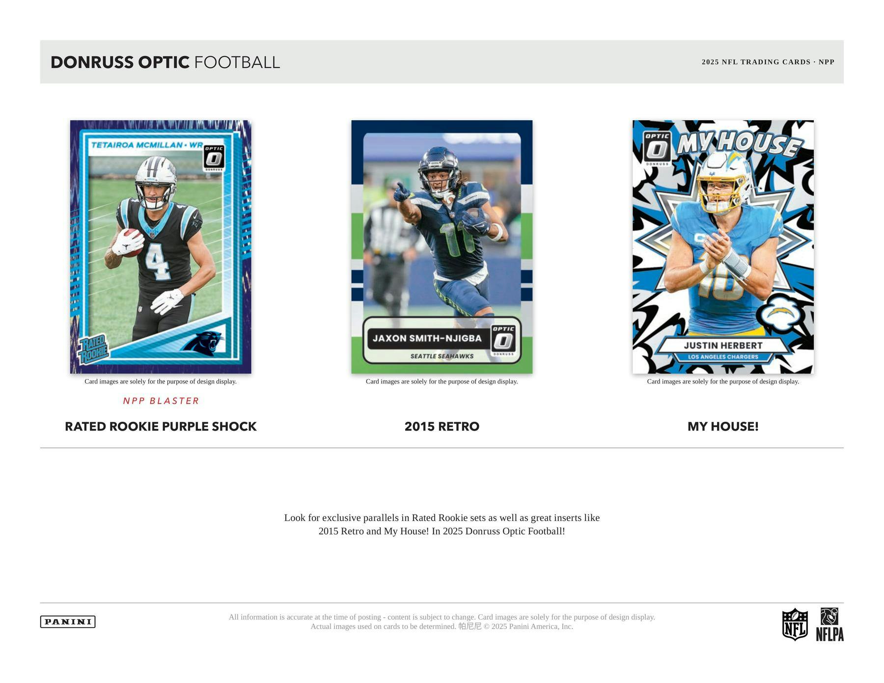 2025 Panini Donruss Optic Football Mega Box (Blue Hyper Parallels!)