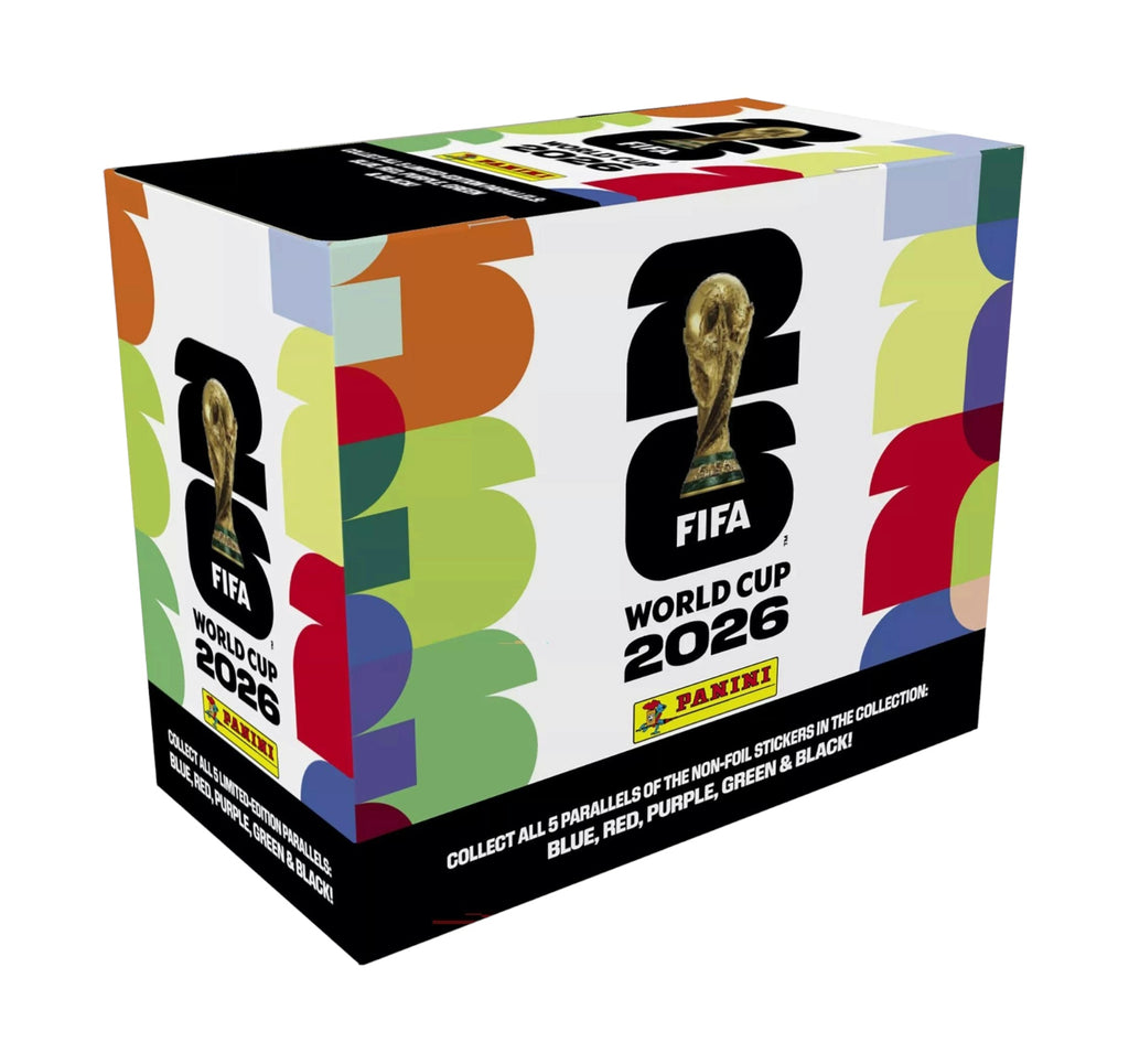 2026 Panini FIFA World Cup Soccer 25-Pack Sticker Box (U.S. Version)
