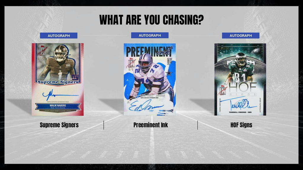 2025 Topps Signature Class Football Hobby Jumbo Box (6/5)