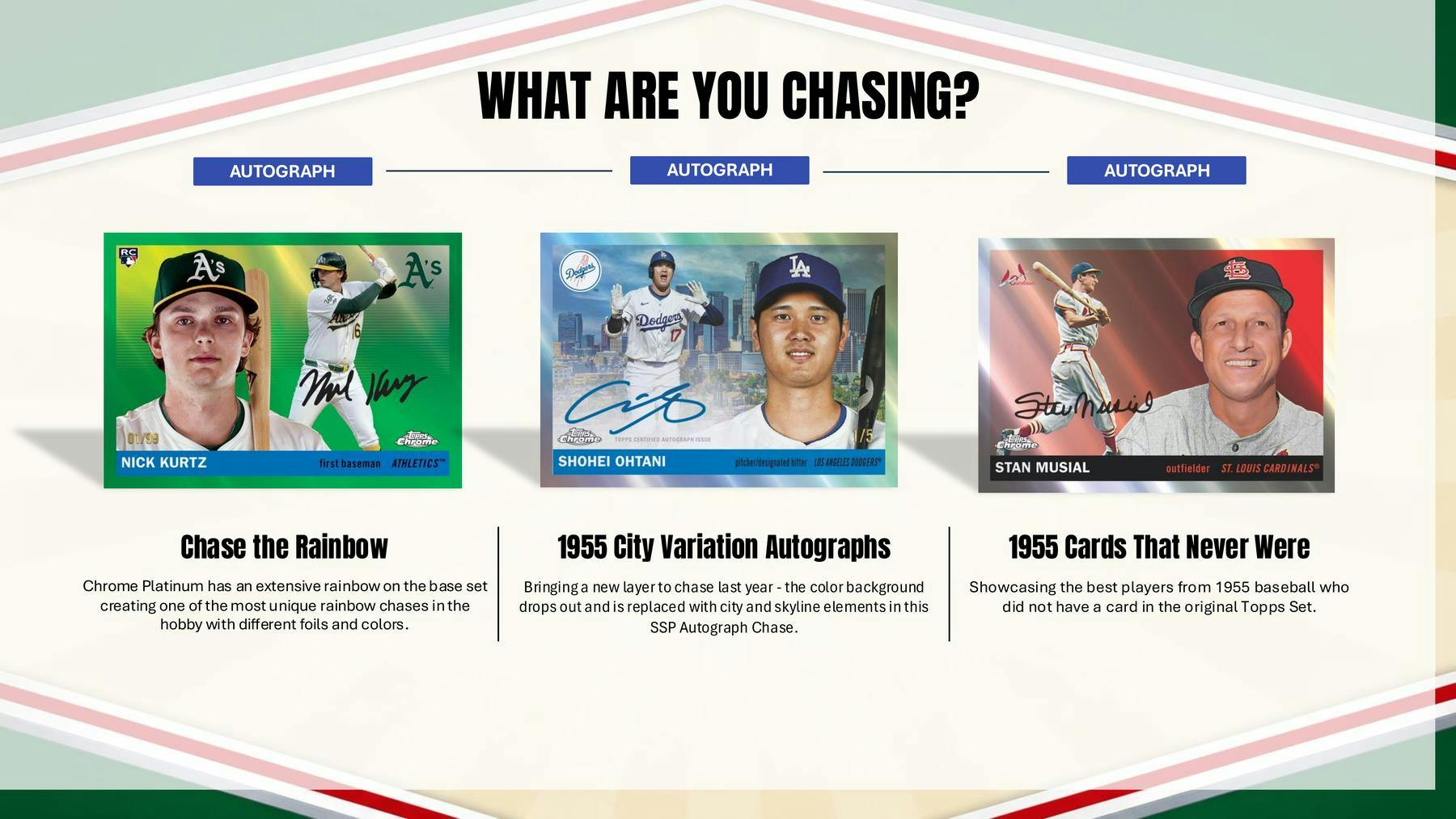 2025 Topps Chrome Platinum '55 Baseball Hobby Pack