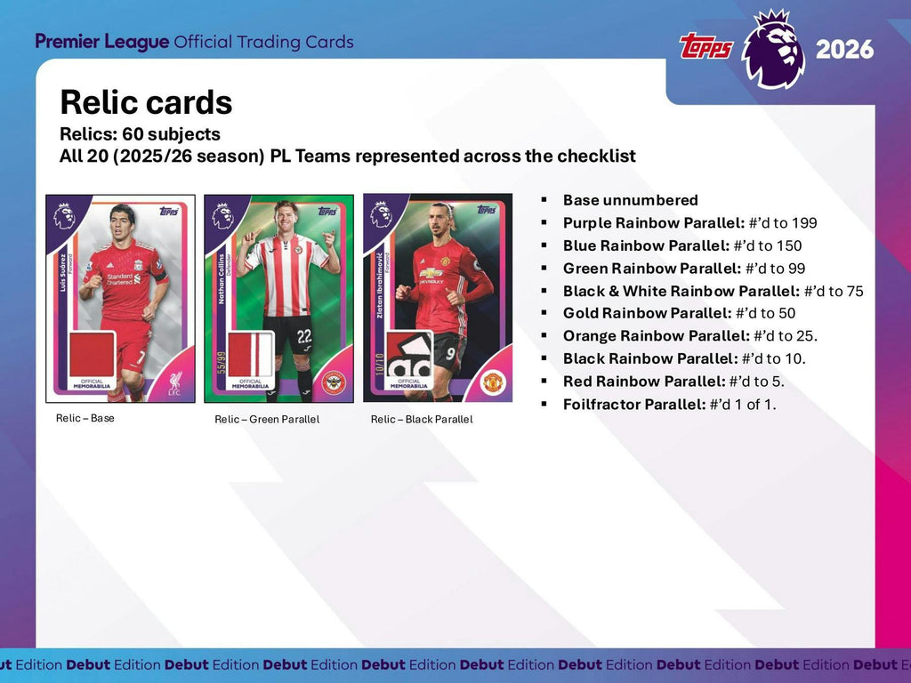 2025-26 Topps English Premier League Soccer Hobby Box (9/17)