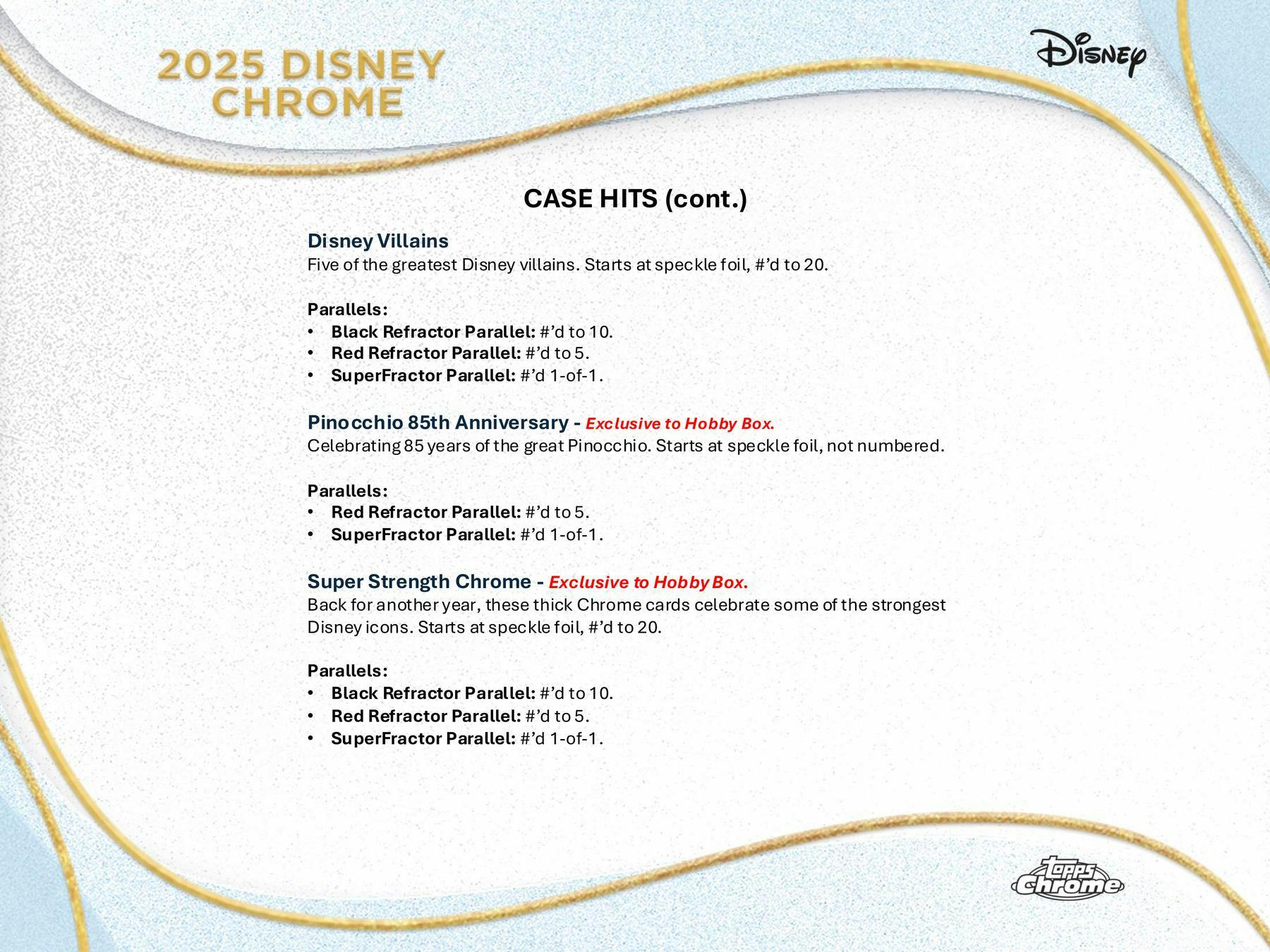 2025 Topps Disney Chrome Hobby Box