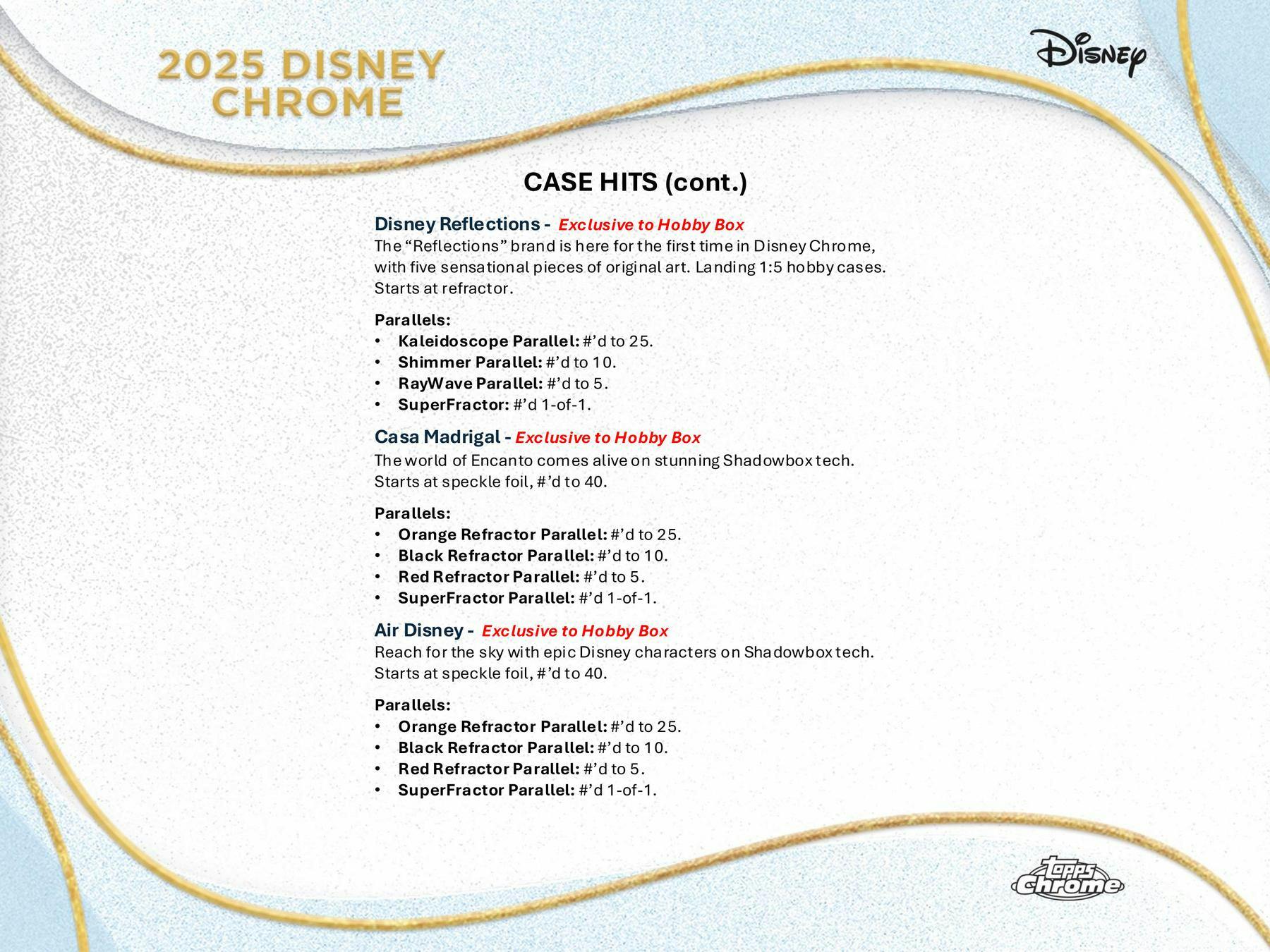 2025 Topps Disney Chrome Hobby Box