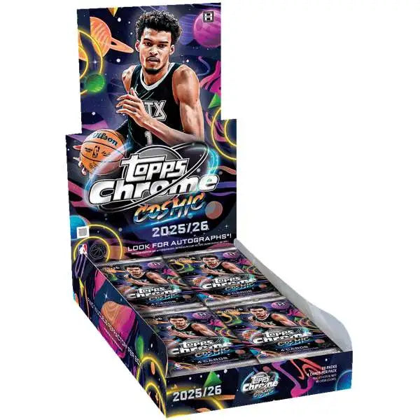 2025-26 Topps Cosmic Chrome Basketball Hobby Pack (4/29)