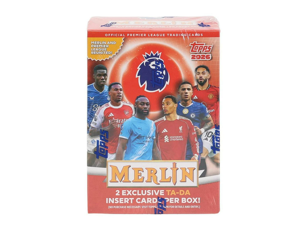 2025-26 Topps Merlin Premier League EPL Soccer Blaster 40-Box Case (Presell 6/11)