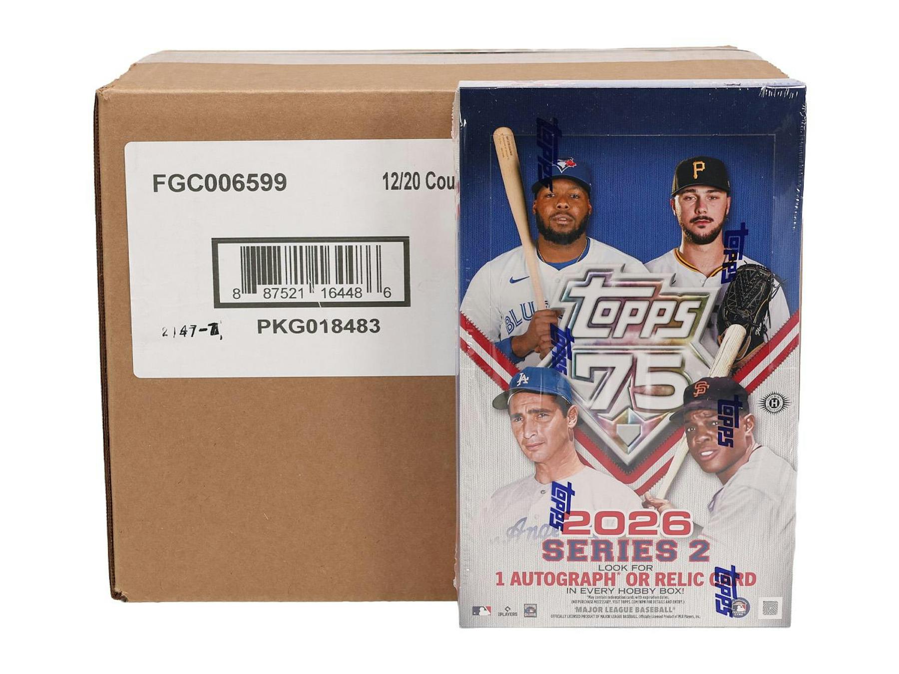 2026 Topps Series 2 Baseball Hobby 12-Box Case (6/10)