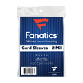 Fanatics Soft Sleeves for Standard Cards (2-5/8”x3-5/8”) (500ct Pack)