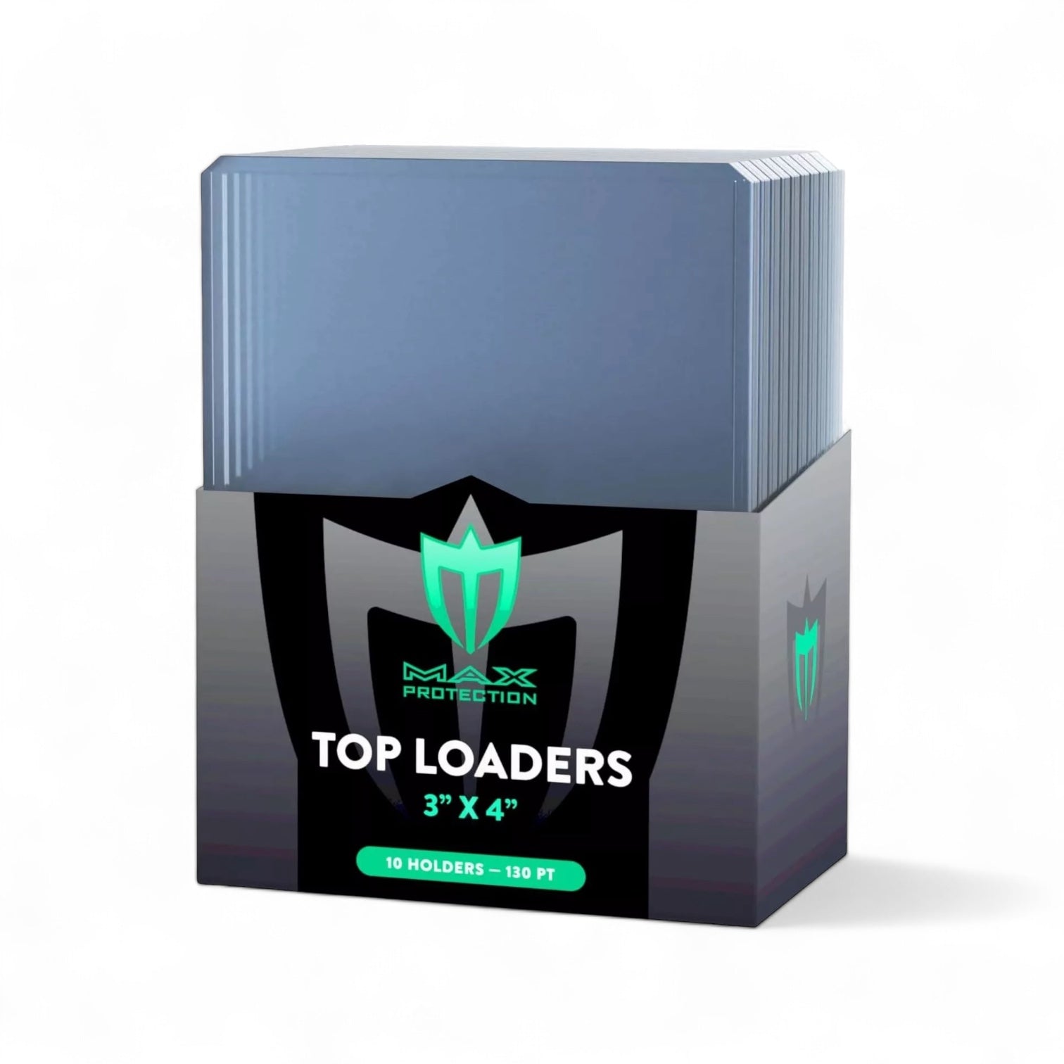 Max Protection 130pt Thick Top Loaders 3x4 (10ct Pack)