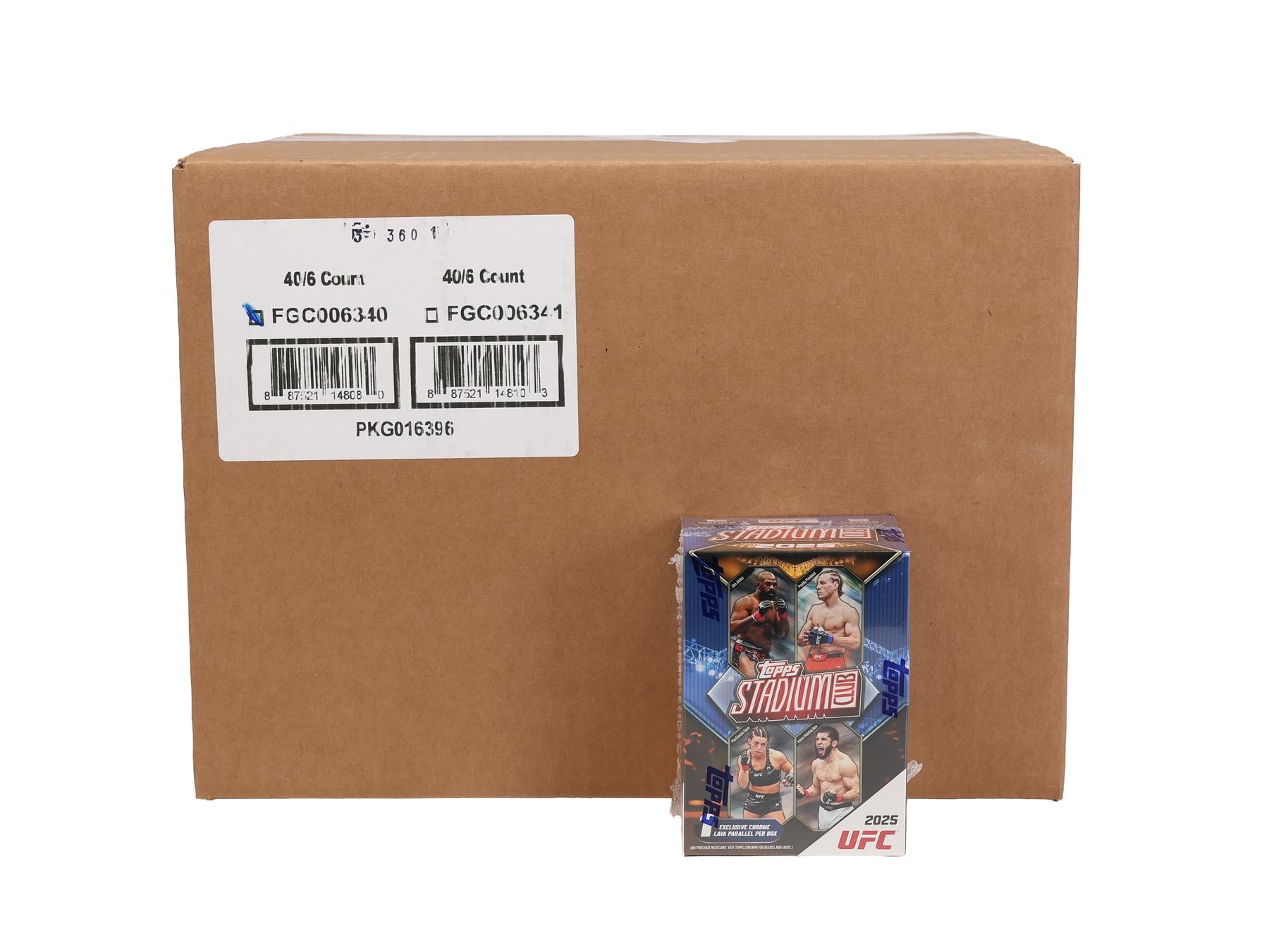 2025 Topps Stadium Club UFC 6-Pack Blaster 40-Box Case (1/23)