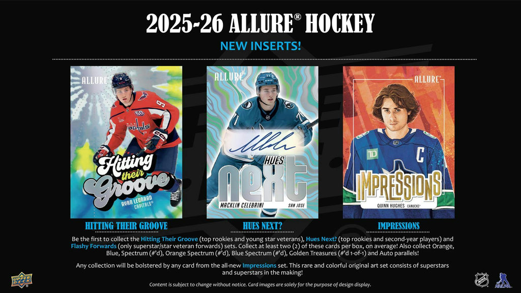 2025-26 Upper Deck Allure Hockey Box