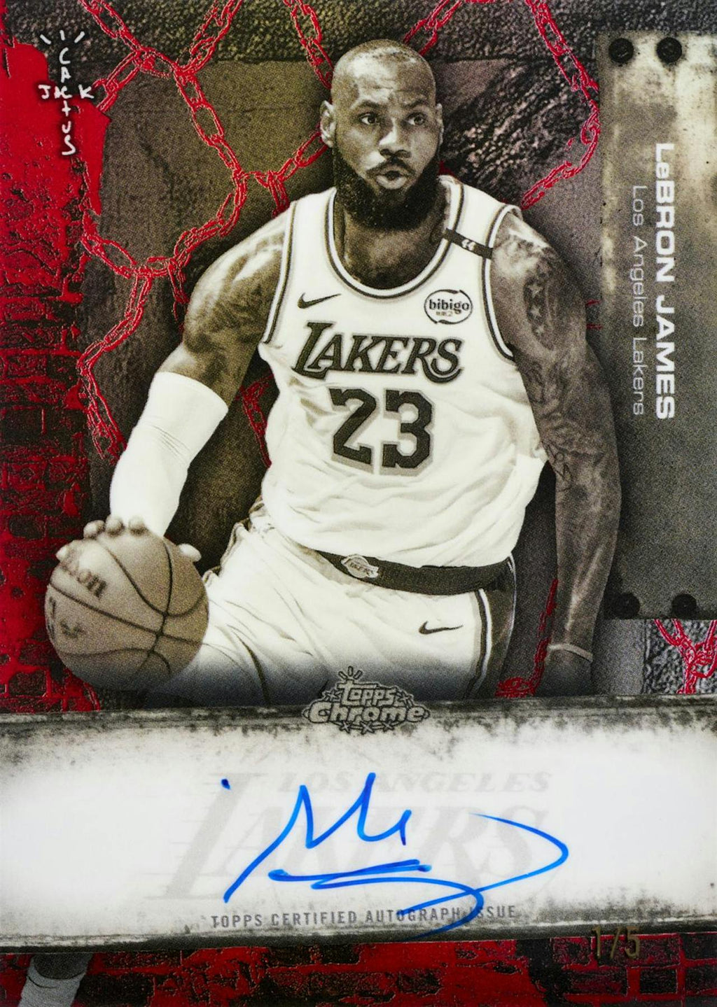 2025-26 Topps Chrome Cactus Jack Basketball Hobby 12-Box Case (Presell 6/19)