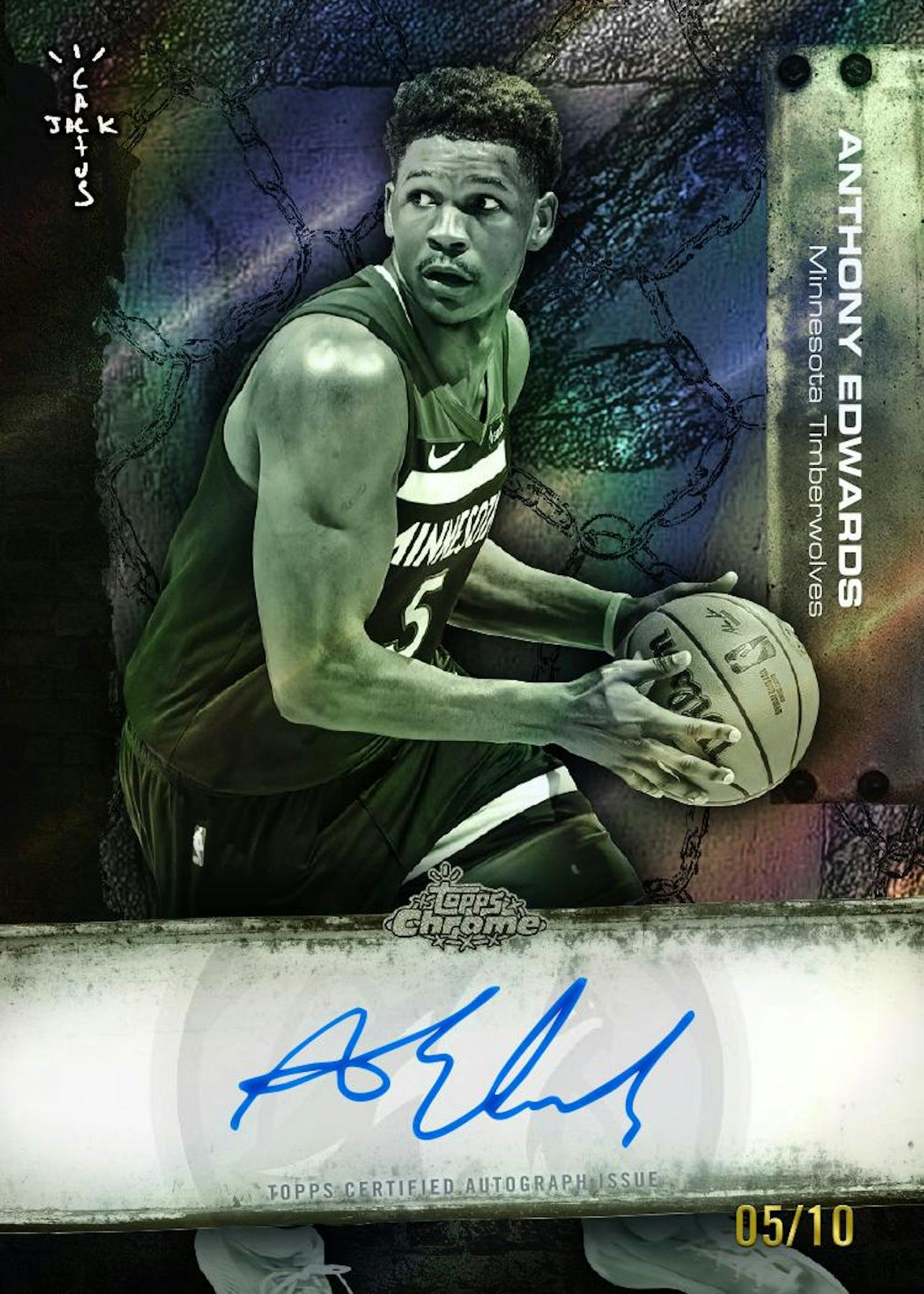 2025-26 Topps Chrome Cactus Jack Basketball Hobby 12-Box Case (Presell 6/19)