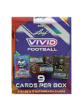 2025 Leaf Vivid Football Hobby Box (10/1)